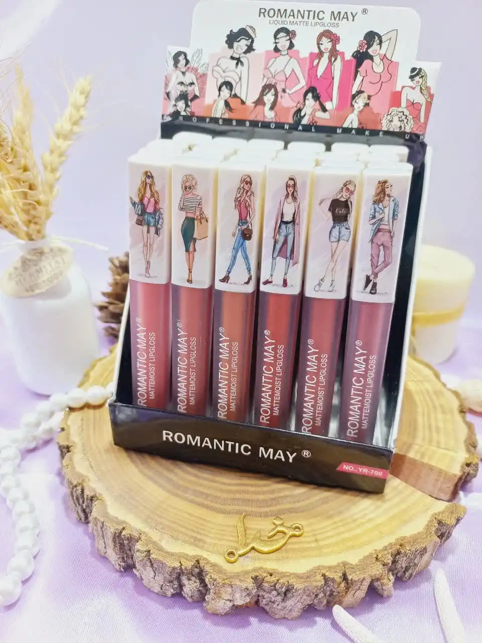 رژ لب مایع پرطرفدار رمانتیک می کد 700 ROMANTIC MAY | پخش عمده