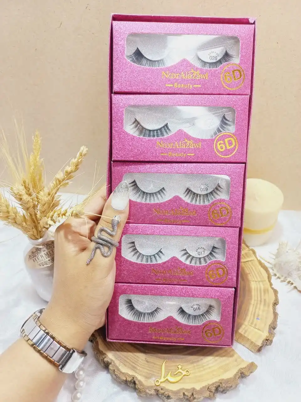 مژه مصنوعی NoorAlazawi beauty6D کد JM03