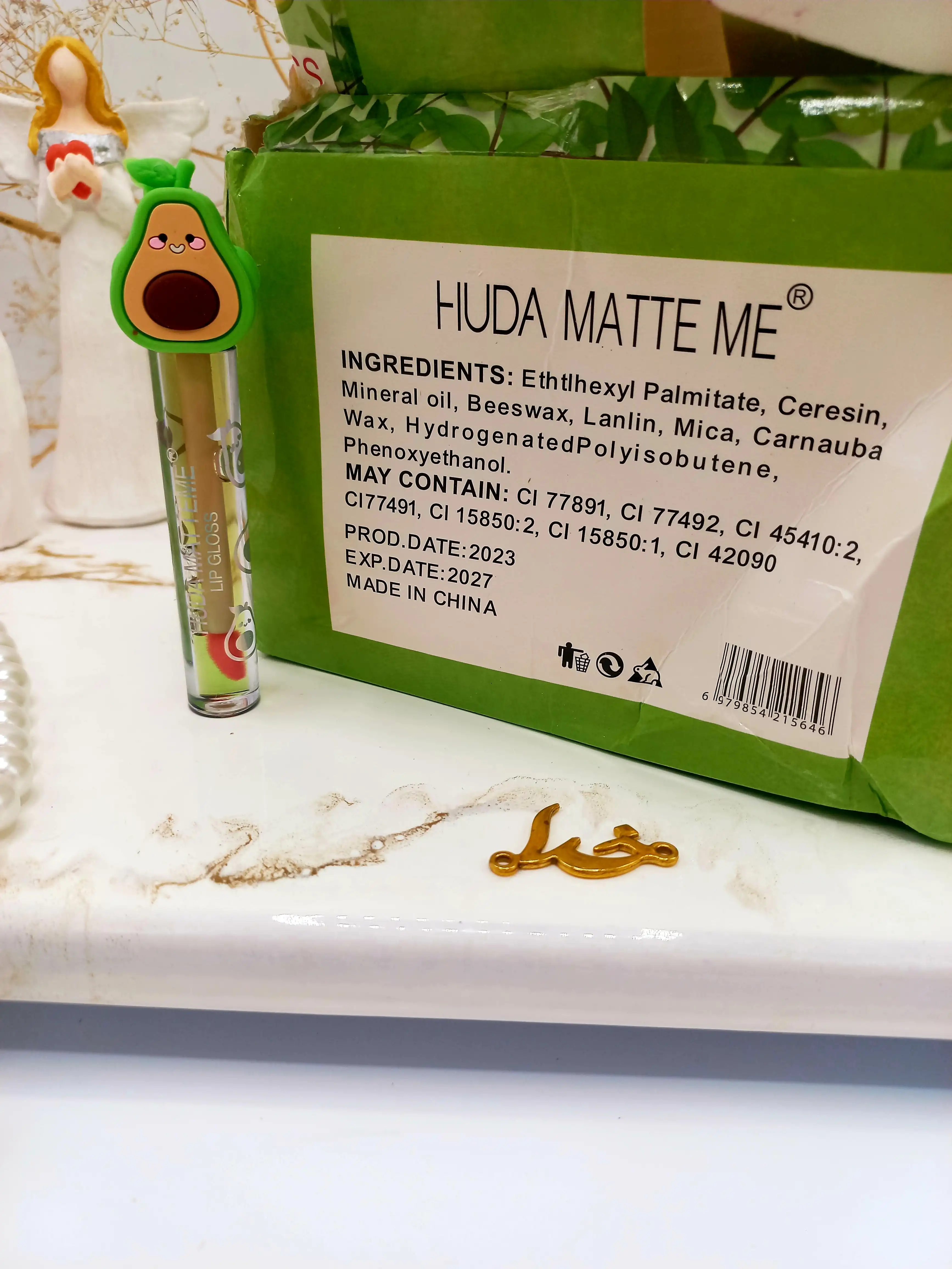 برق لب حرارتی درب آووکادو هدا مات می HUDA MATTE ME کد X258