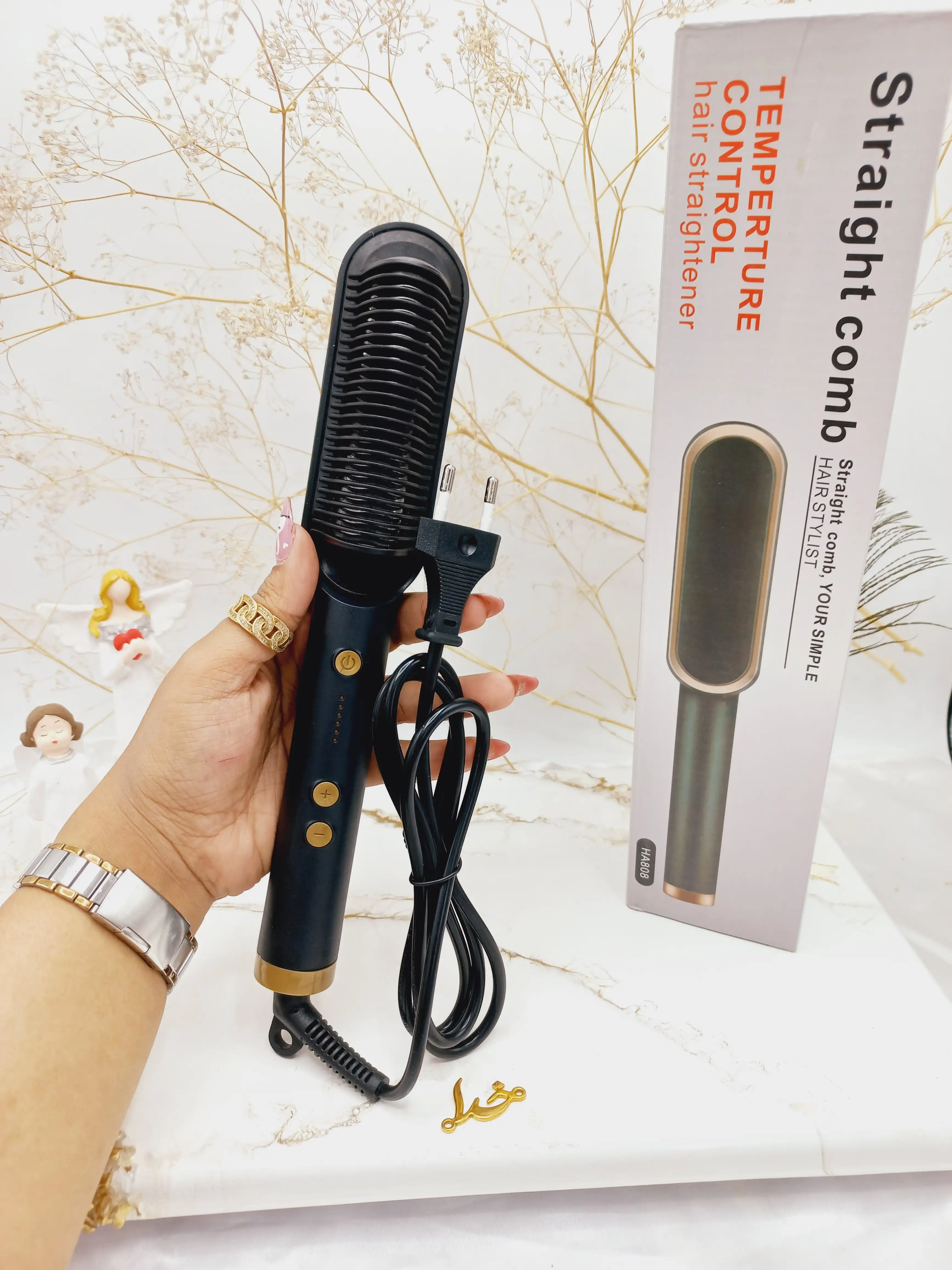 برس حرارتی Straight comb کد HA808