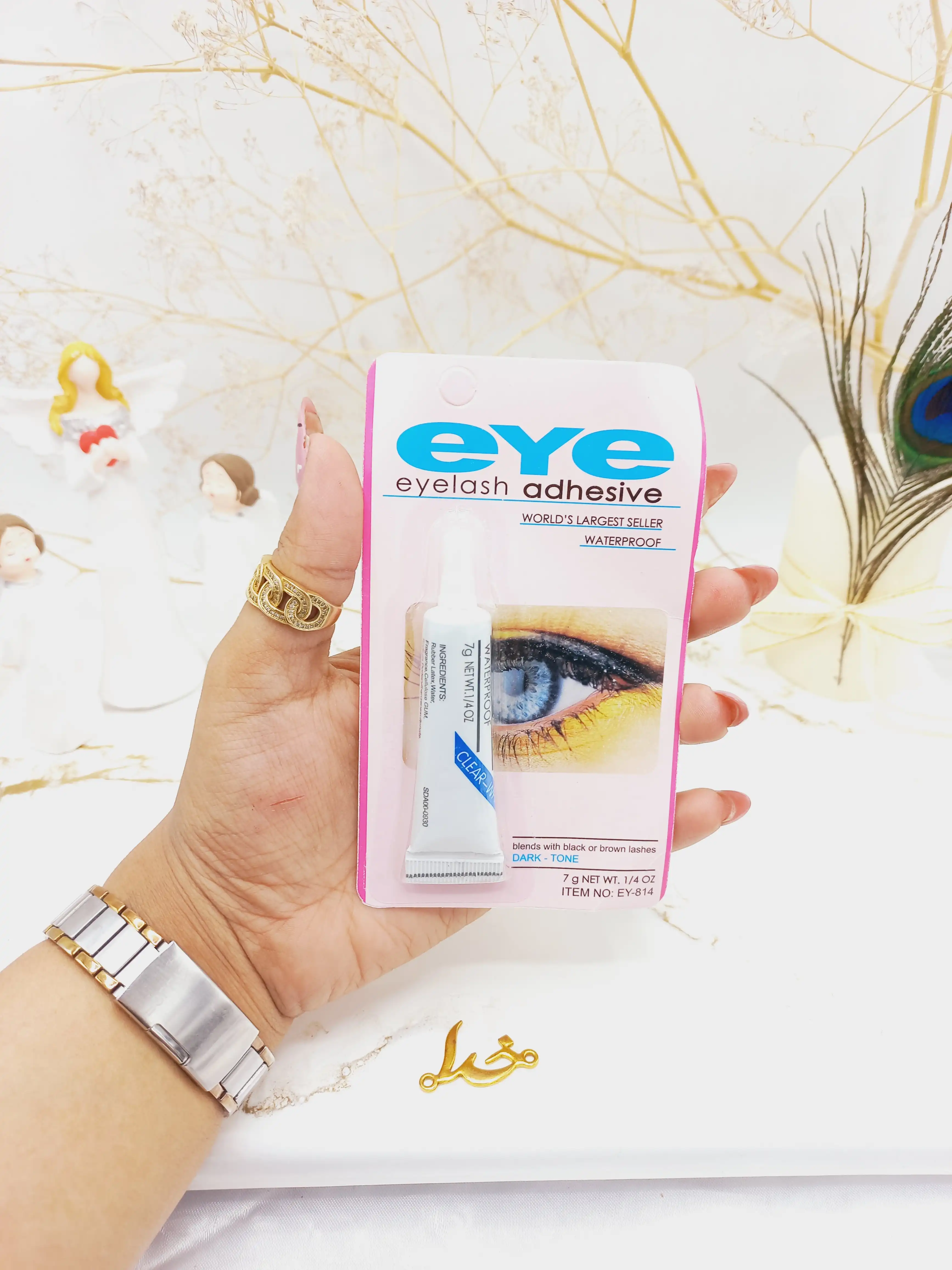 چسپ مژه مشکی ایلش EYE eyelash adhesive کد EY814