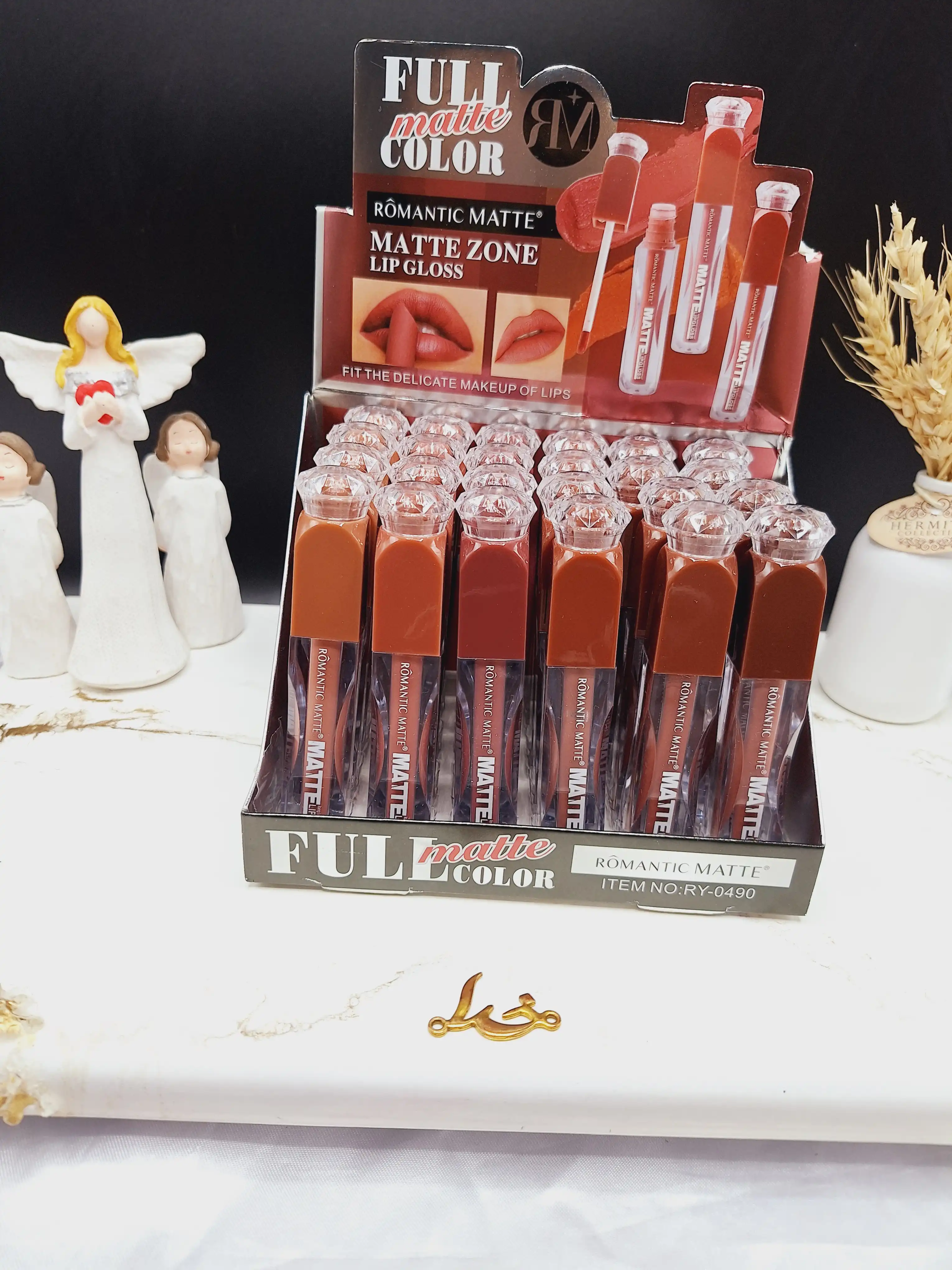 پک 6عددی رژ مایع مات و خوش کاور Romantic Matt کد RY-0490
