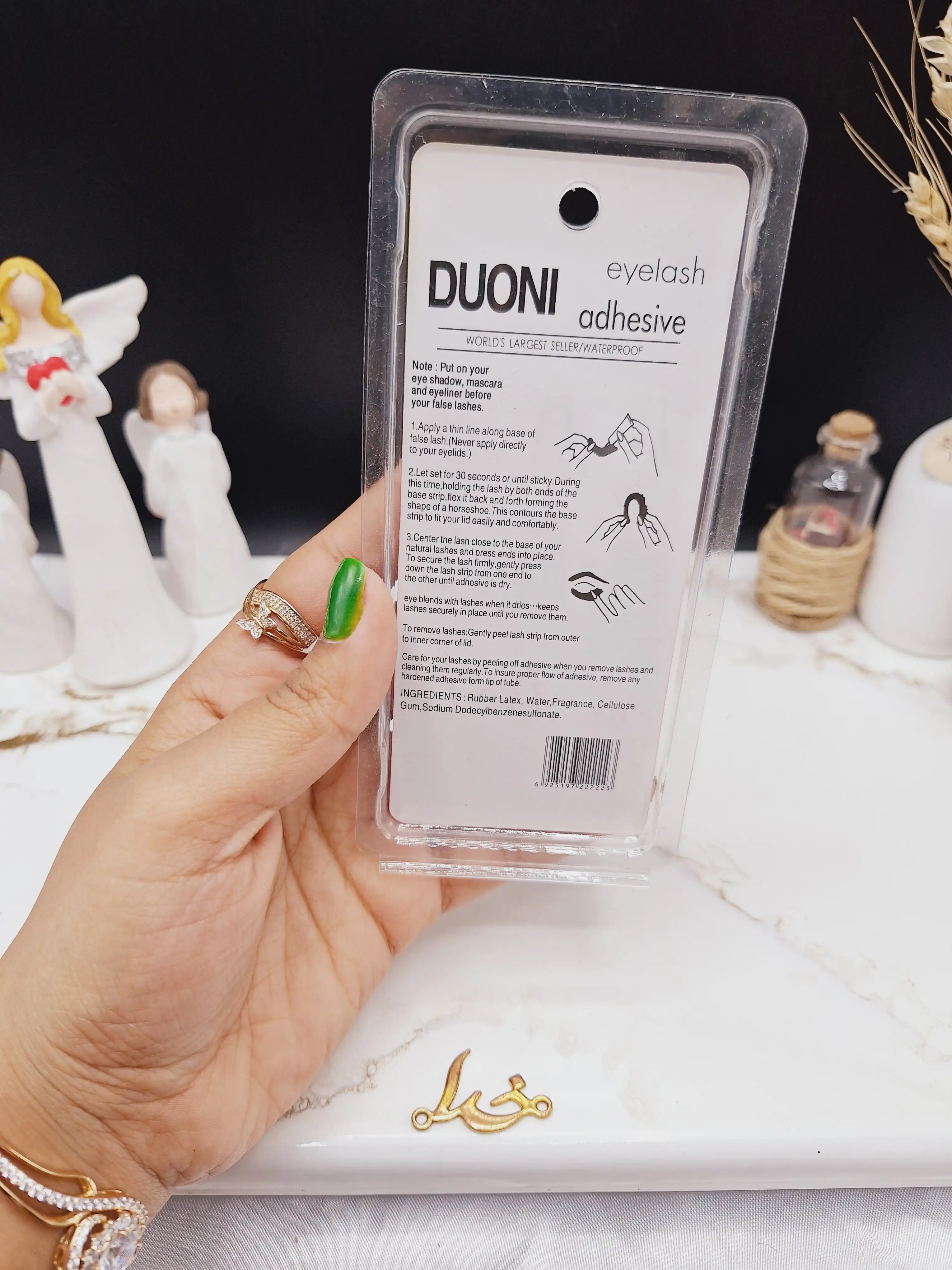 چسپ مژه ضد آب تکی DUONI کد 2223