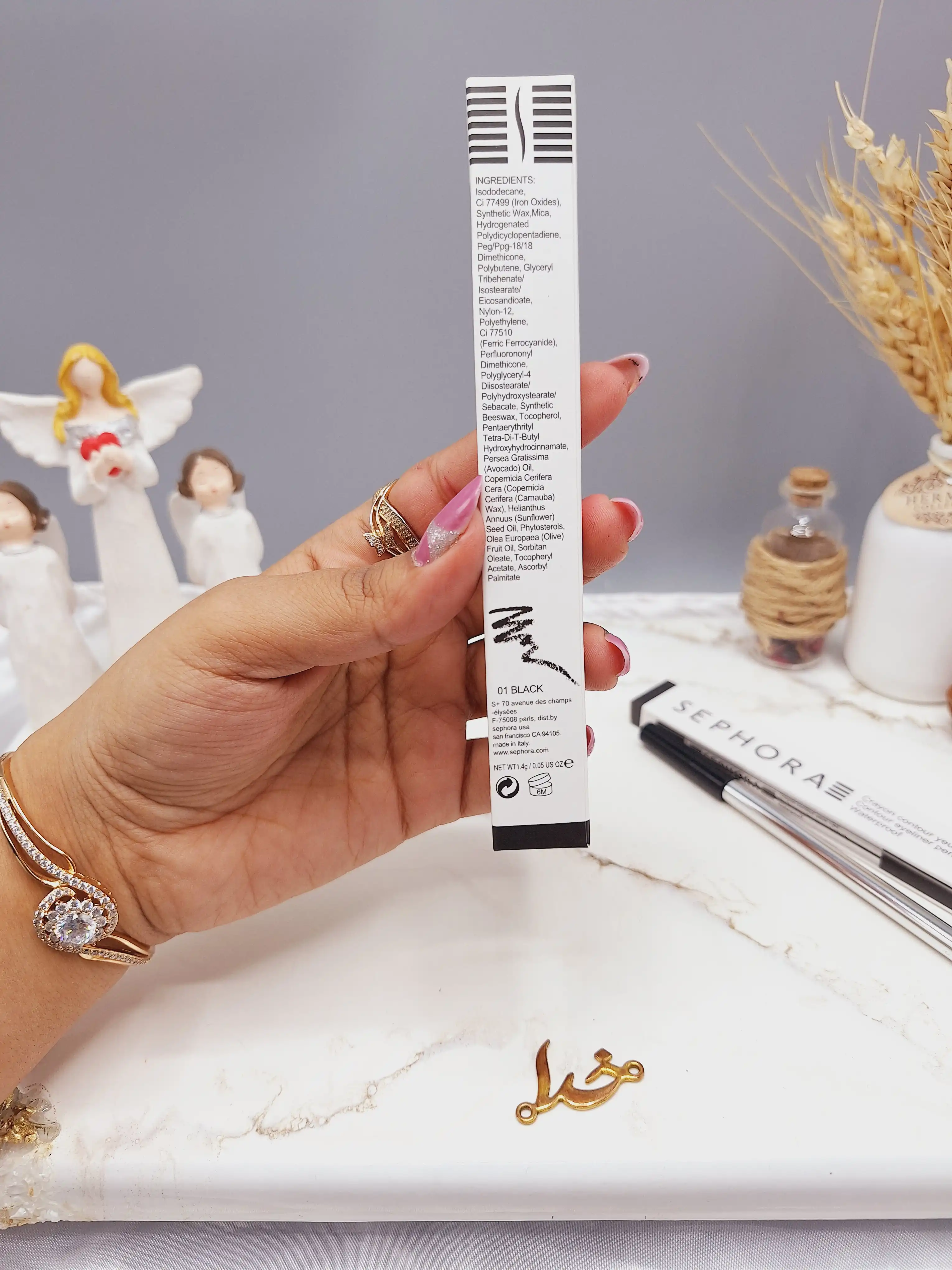 مداد چشم مشکی شمعی برند SEPHORA کد 1860