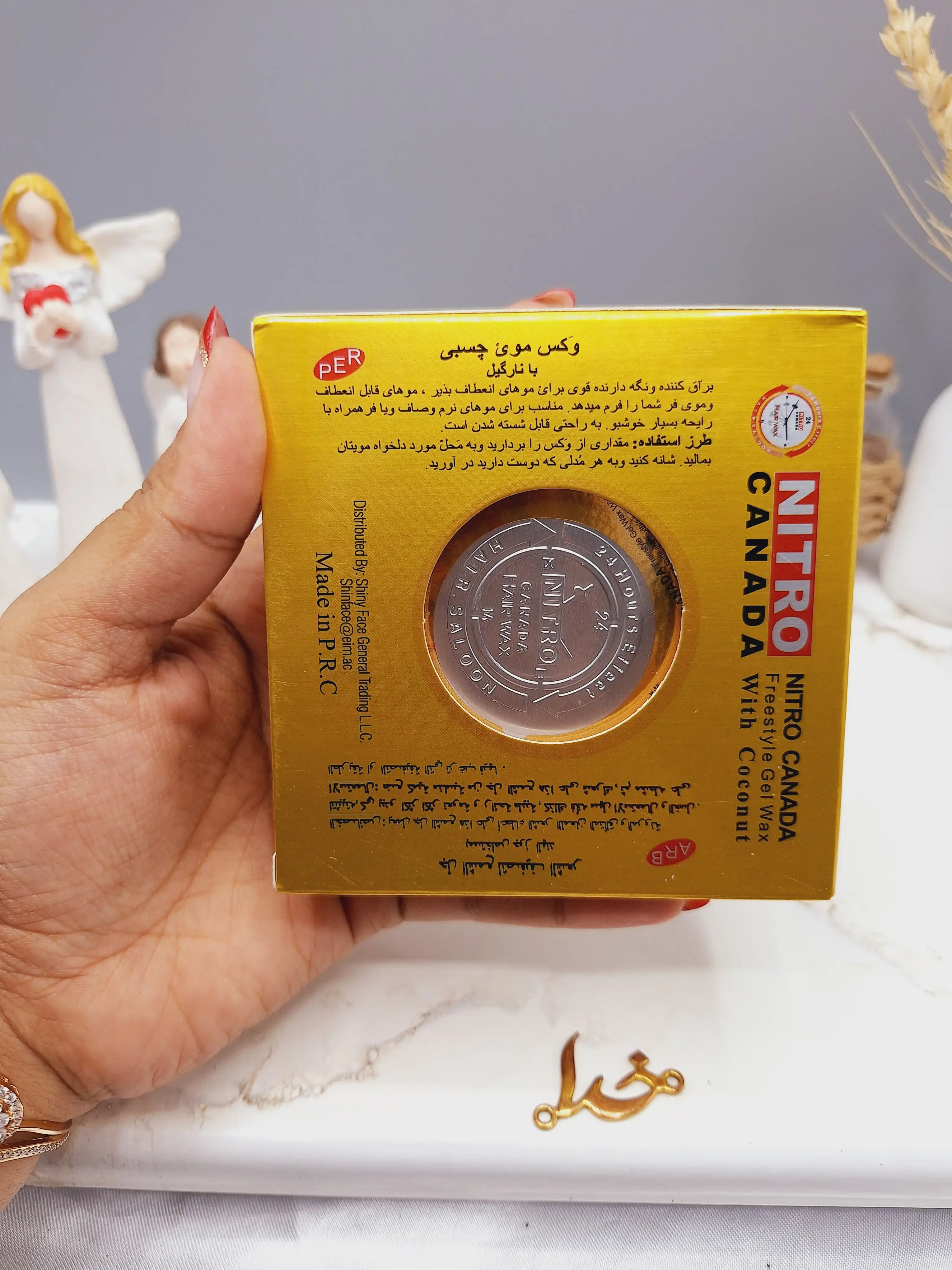 واکس مو با عصاره روغن نارگیل برند نیترو NITRO