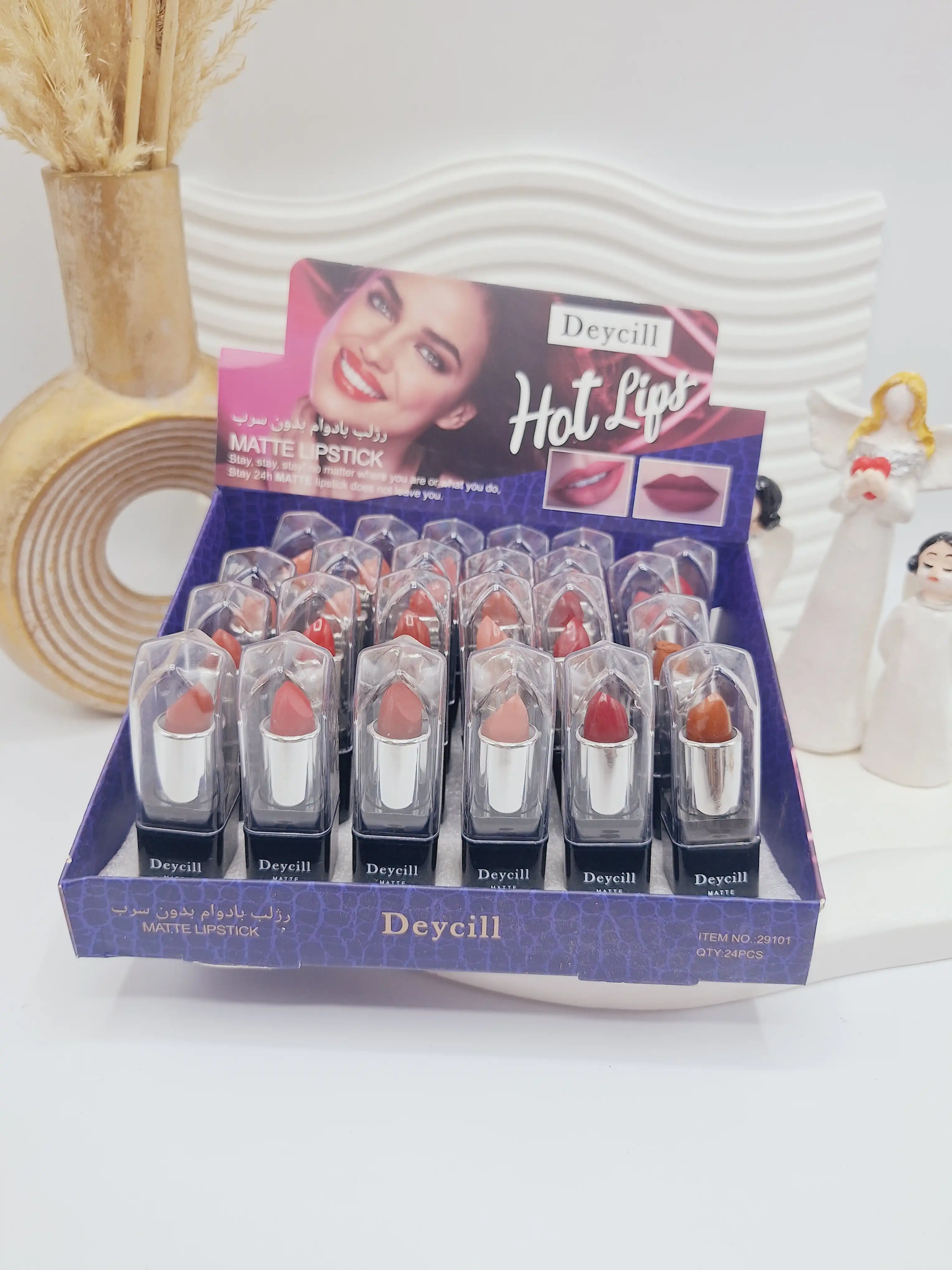 پک رژ 6 تایی جامد برند Deycill کد 29101
