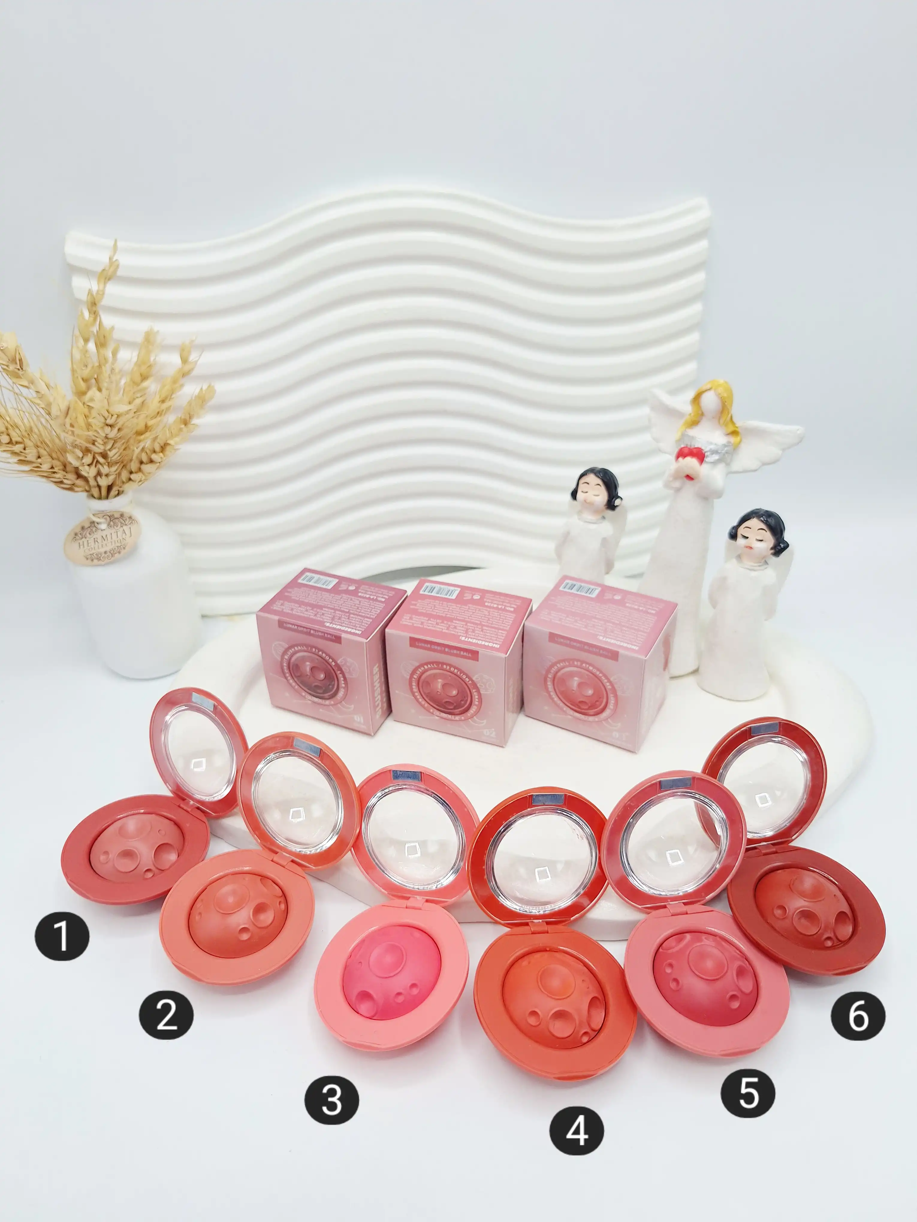 رژگونه خیس کهکشانی برند Oli Bola کد 228