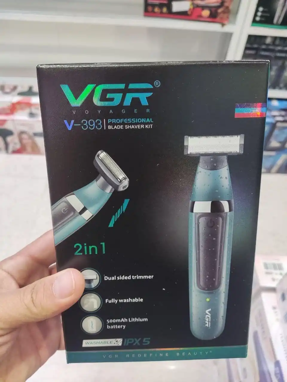 ماشین اصلاح موی سر و صورت VGR مدل V‑393