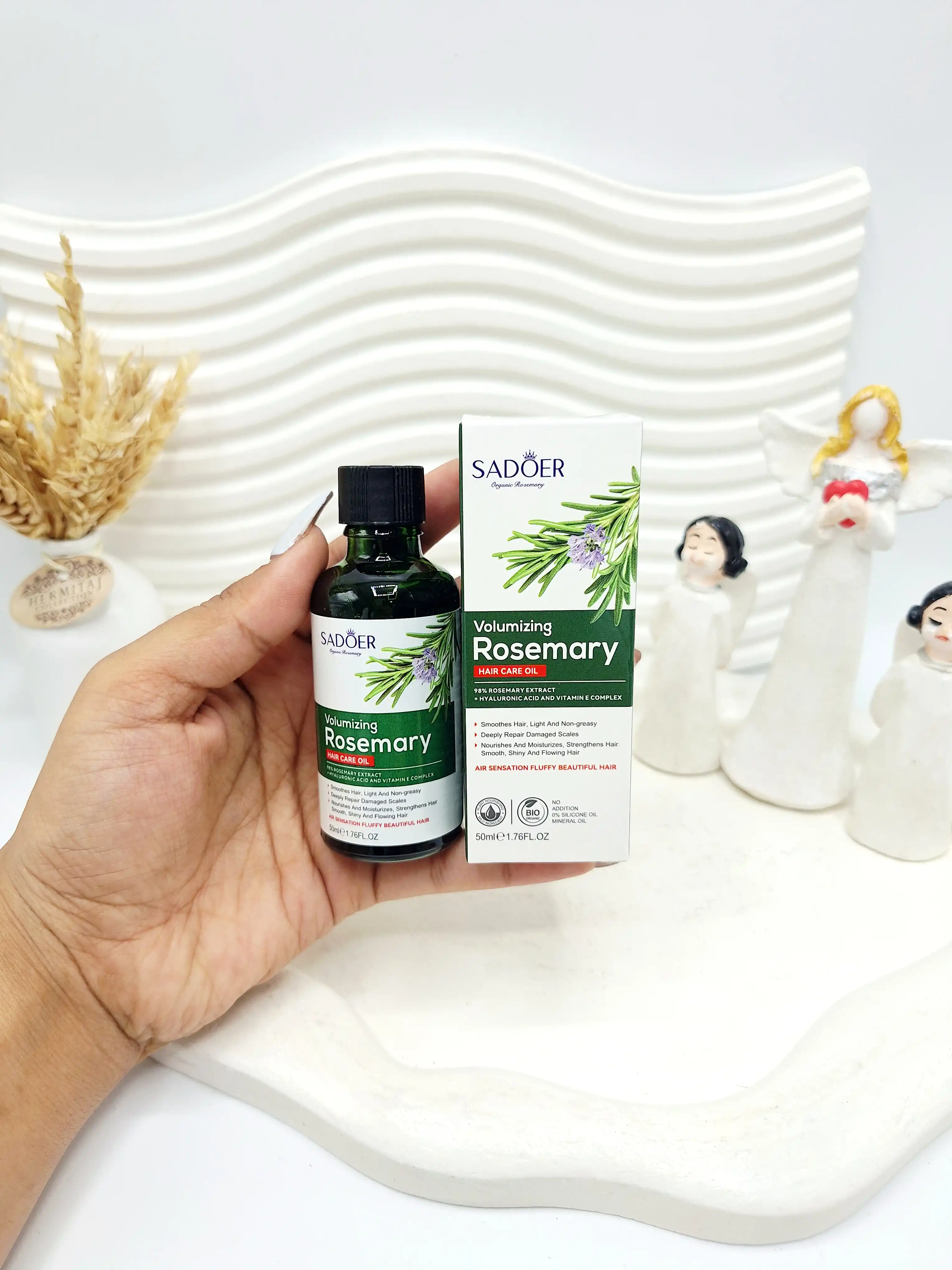 روغن تقویت‌ کننده و حجم‌دهنده مو رزماری سادور Sadoer حجم 50 میل کد0663