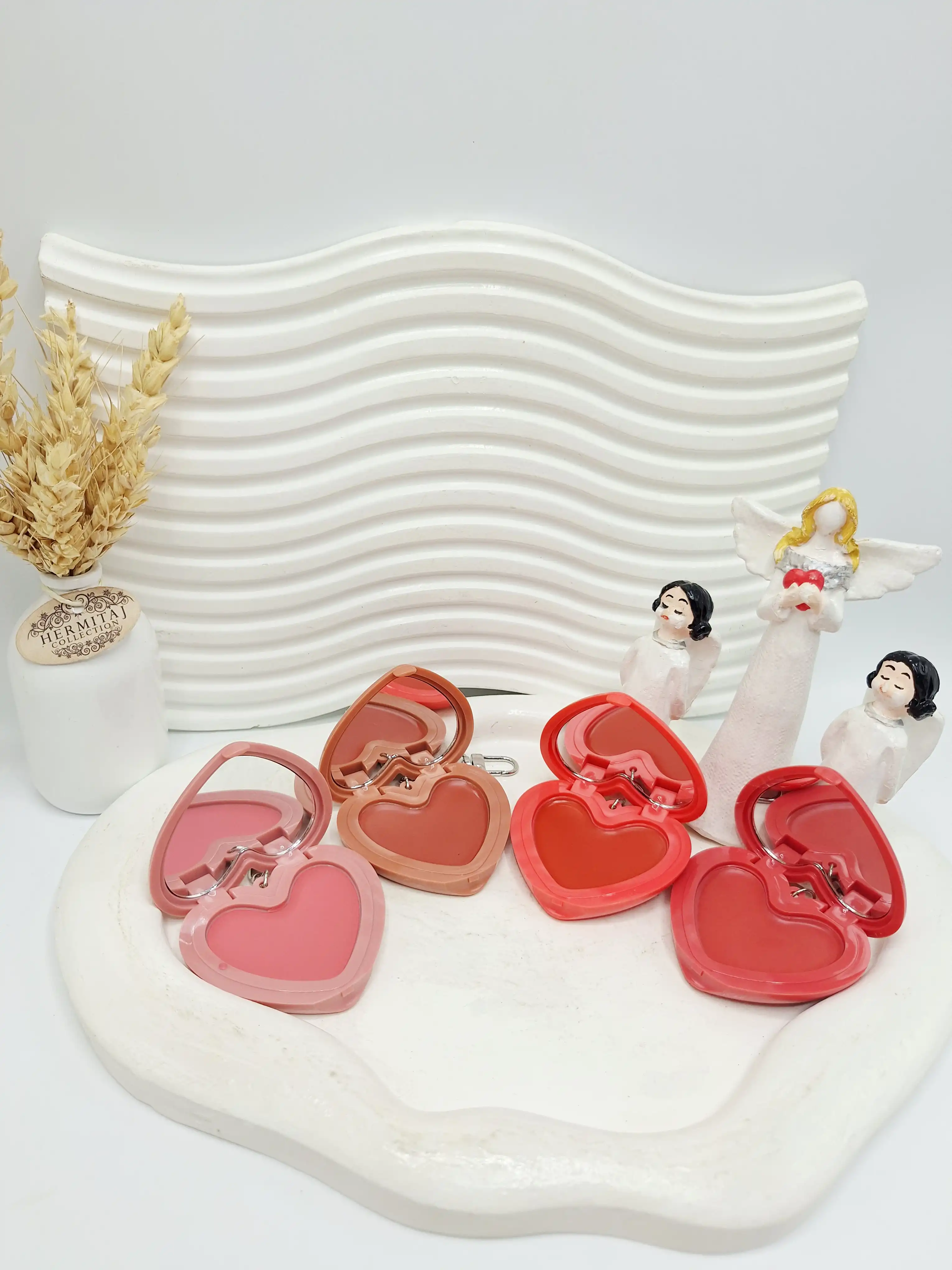 رژ گونه قلبی طرح ساعت برند بیلیون بیوتی کد 0093