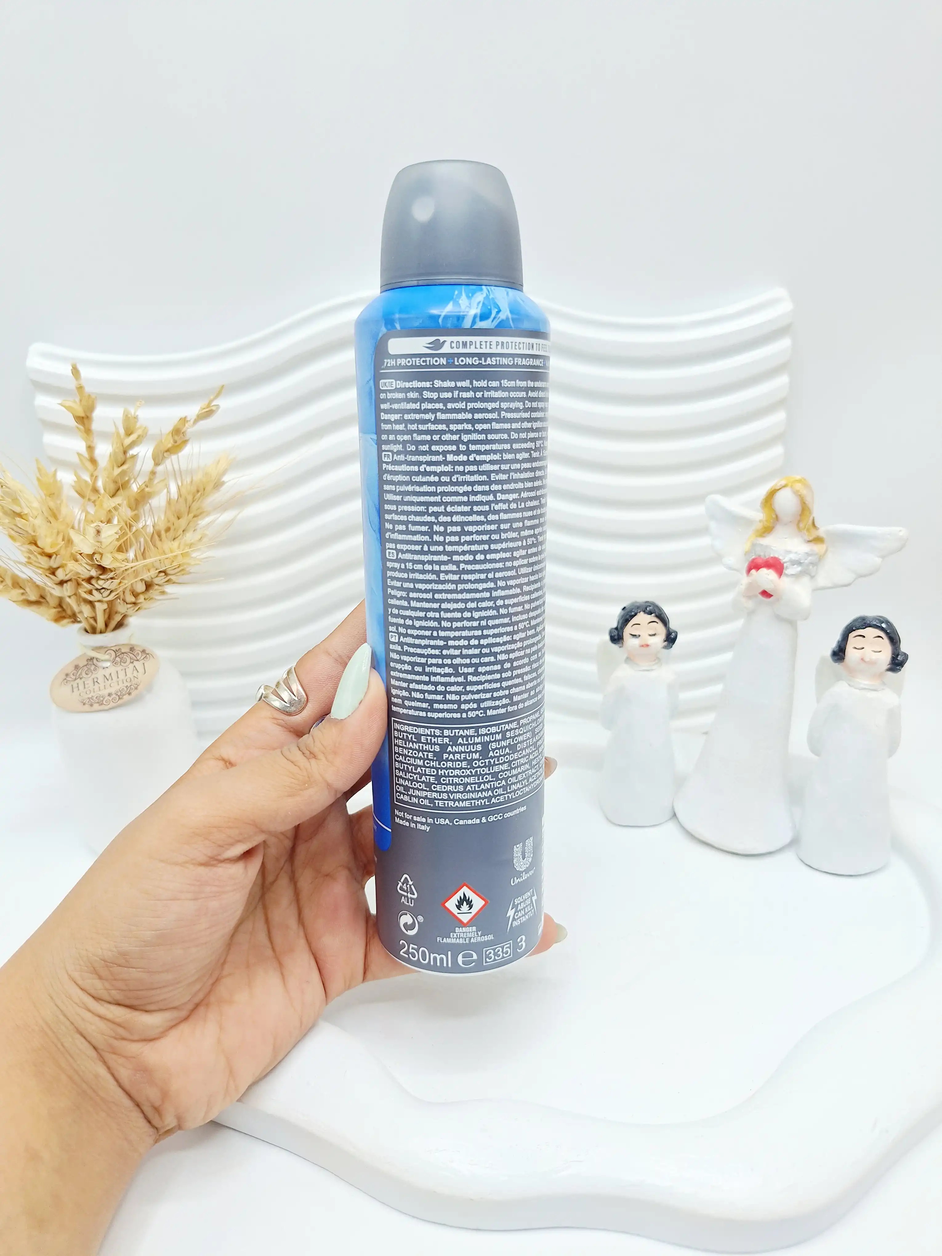 اسپری دئودرانت مردانه داو Dove رایحه Cool Fresh با ماندگاری ۷۲ ساعته کد 0526
