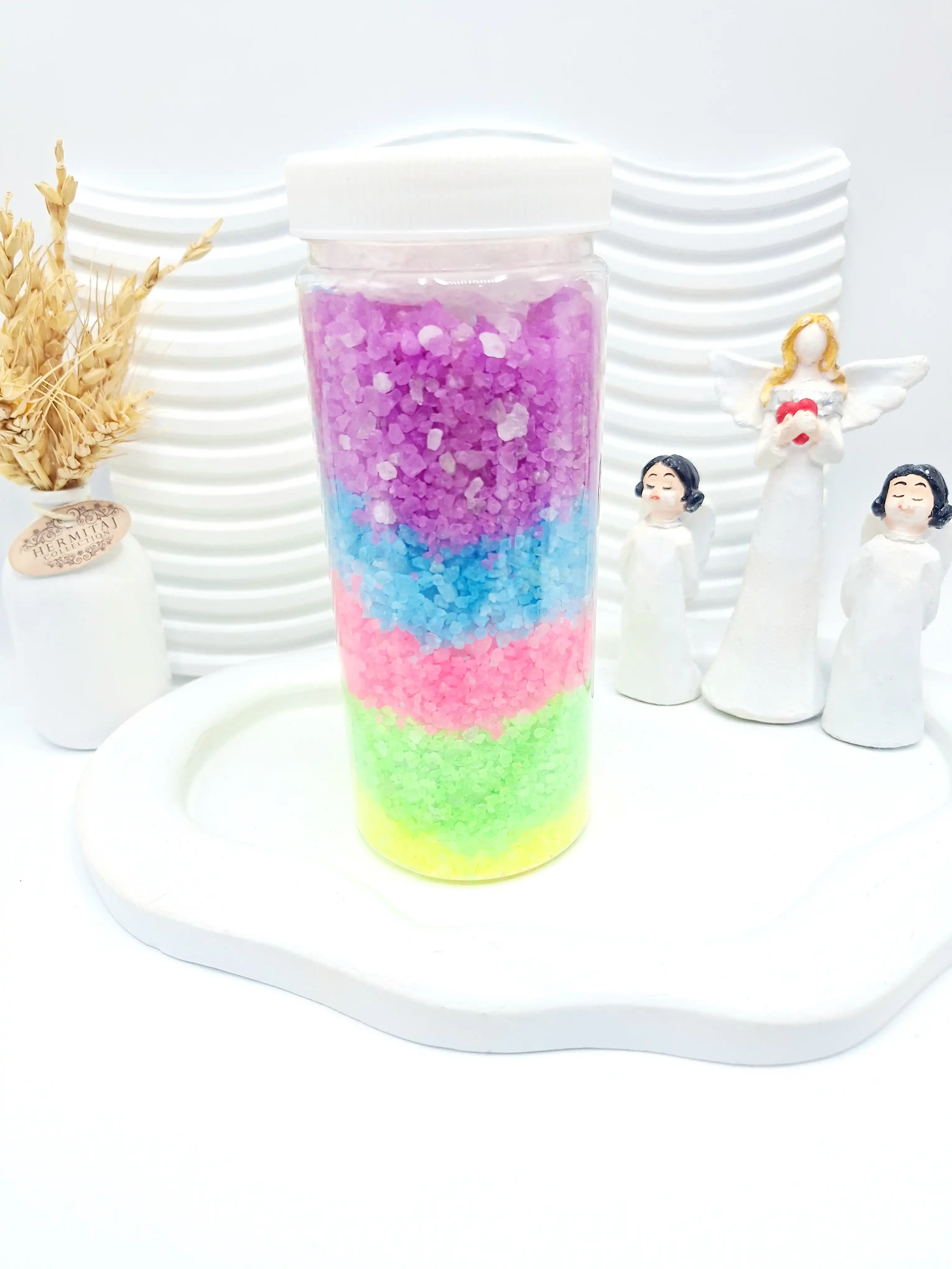 خرید نمک حمام و اسپا رنگی استوانه ای 800 گرم ARA